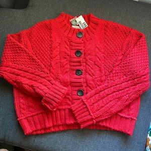 Urban Outfitters Chunky Knit Button Up Sweater